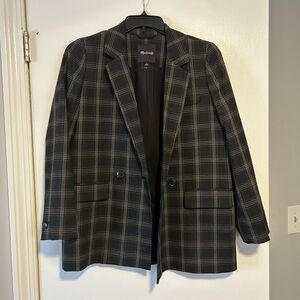 Plaid Blazer M
